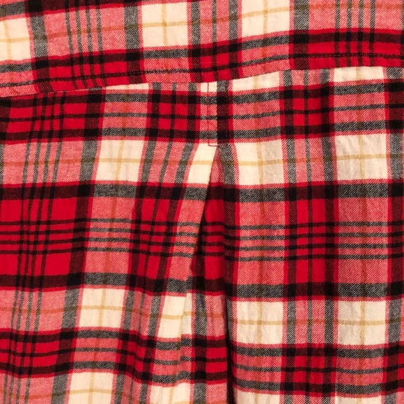 H&M Red Plaid Flannel Shirt - Picture 8 of 9
